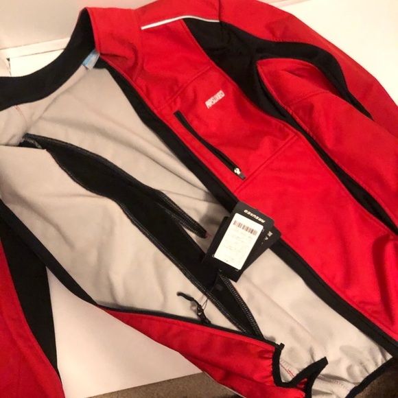 Cycling Red Jacket Arsuxeo Unisex cycling jacket Size XL - Picture 10 of 14